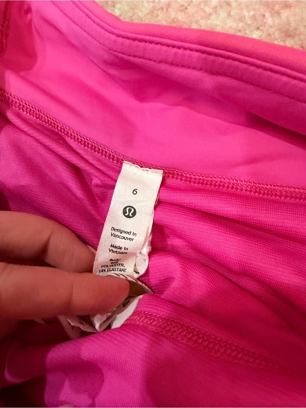 lululemon athletica Hot Pink Athletic Shorts - Picture 3 of 3